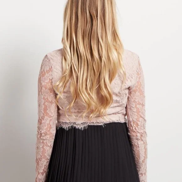 HP {PinkBlush} Lace Maternity Crop Top S Post Maternity Bump - Picture 12 of 14